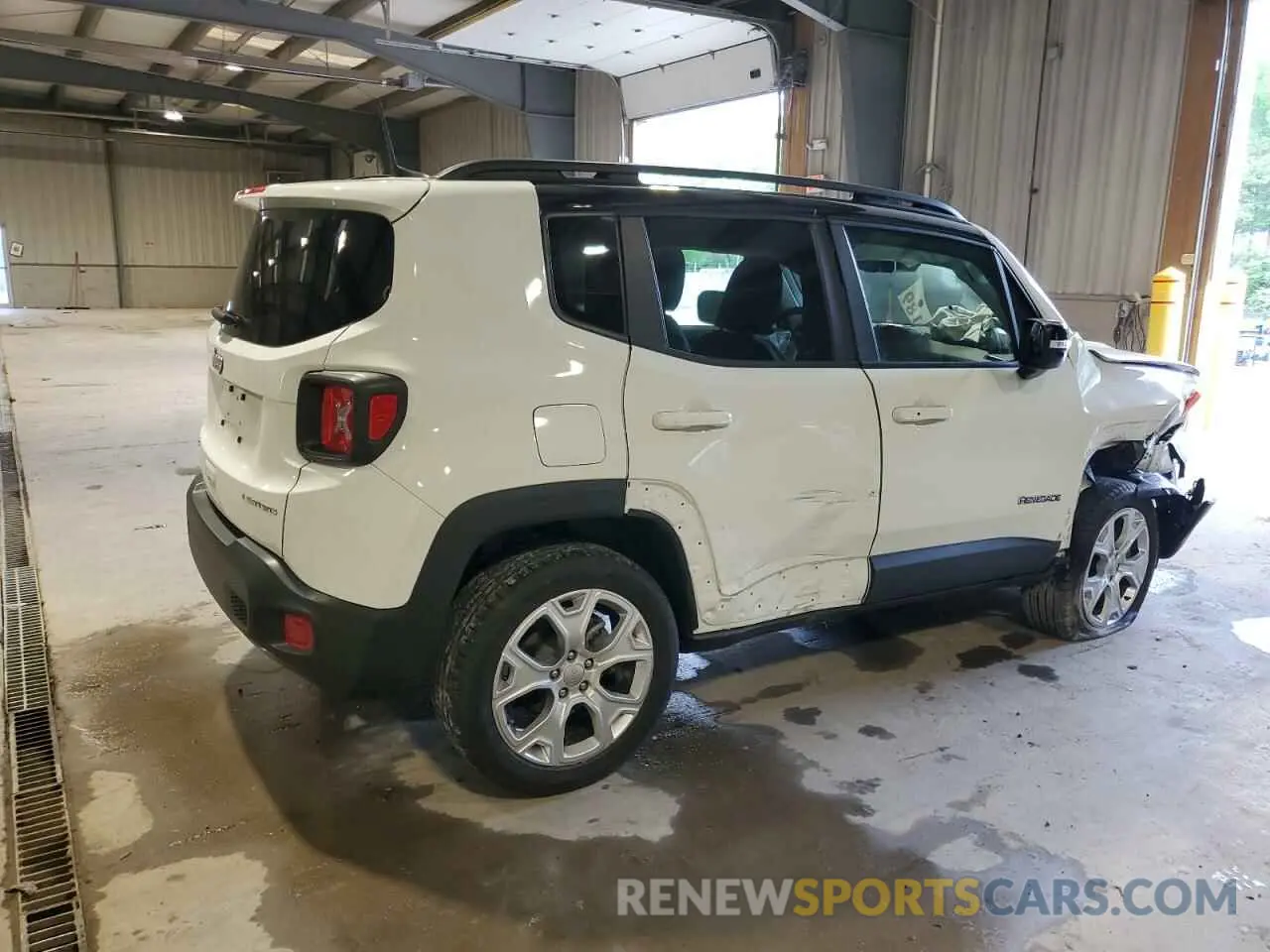 3 fotografías del automóvil dañado ZACNJDD1XPPP37625 JEEP RENEGADE 2023