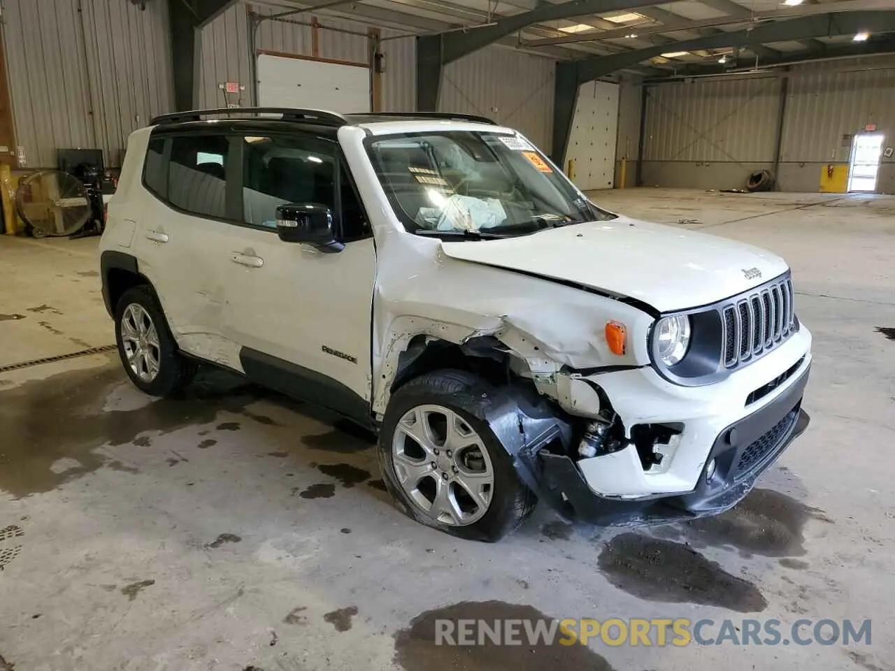 4 fotografías del automóvil dañado ZACNJDD1XPPP37625 JEEP RENEGADE 2023