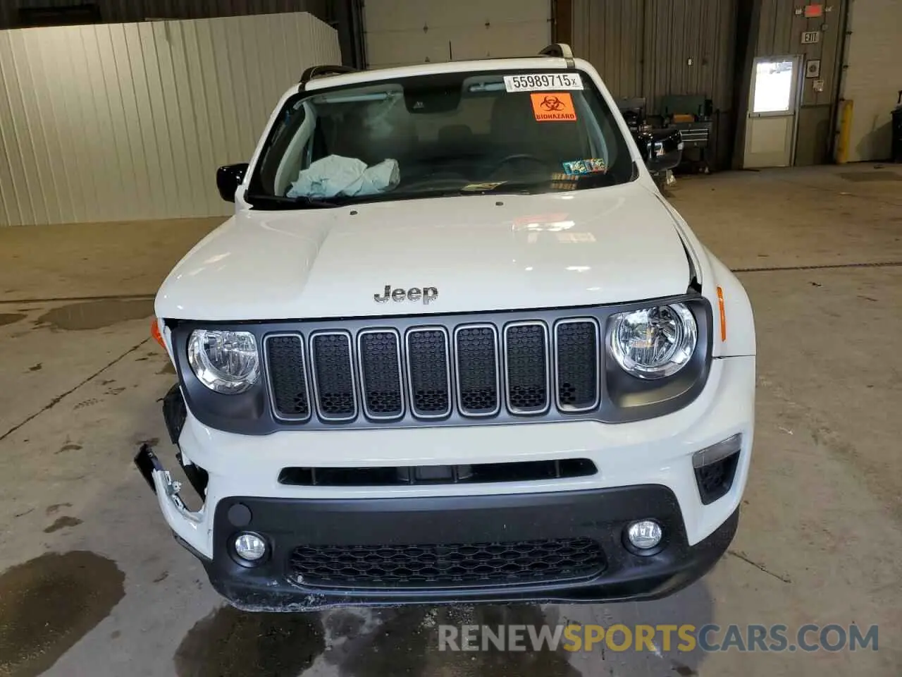5 fotografías del automóvil dañado ZACNJDD1XPPP37625 JEEP RENEGADE 2023