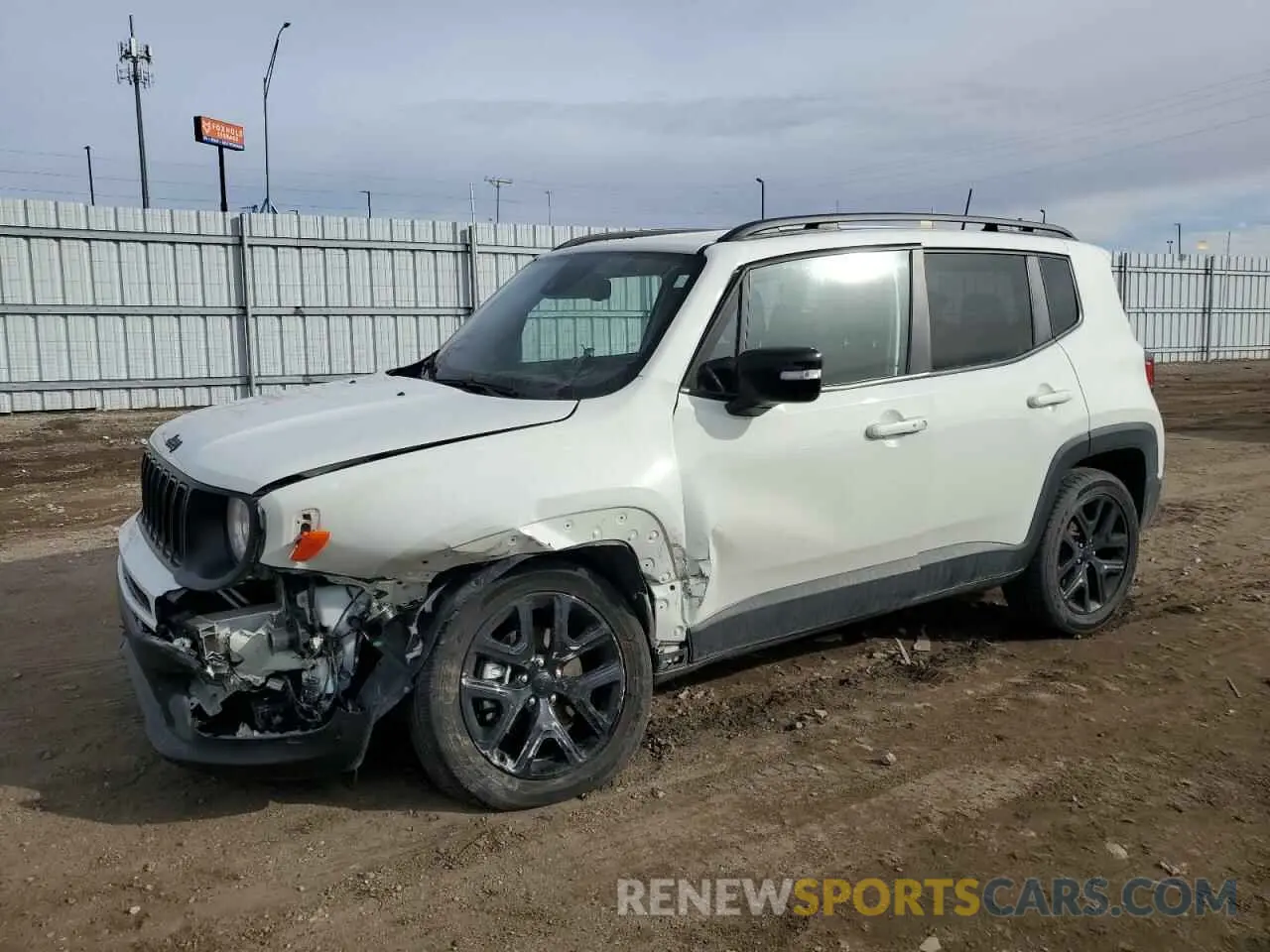 1 fotografías del automóvil dañado ZACNJDE17NPN81538 JEEP RENEGADE A 2022