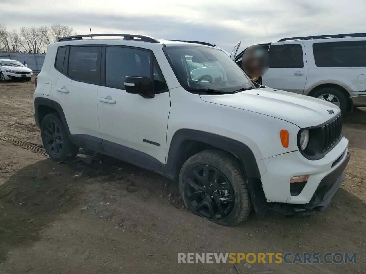 4 fotografías del automóvil dañado ZACNJDE17NPN81538 JEEP RENEGADE A 2022