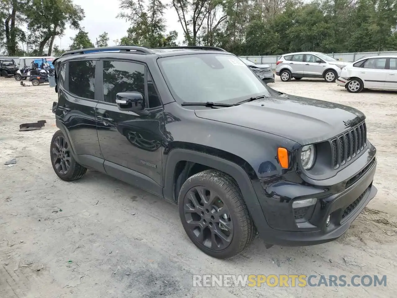 4 fotografías del automóvil dañado ZACNJDE15PPP73186 JEEP RENEGADE A 2023