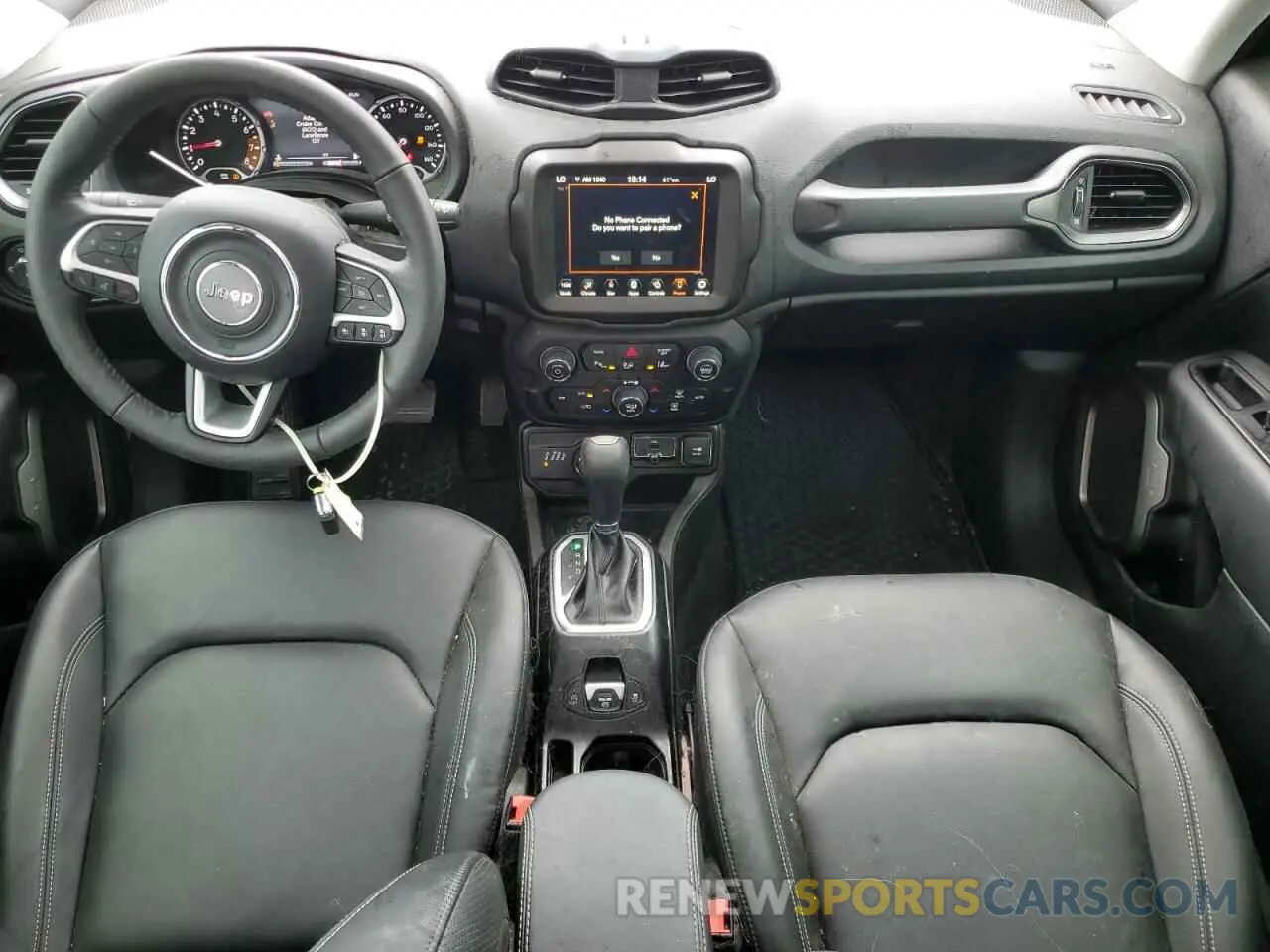 8 fotografías del automóvil dañado ZACNJDE15PPP73186 JEEP RENEGADE A 2023