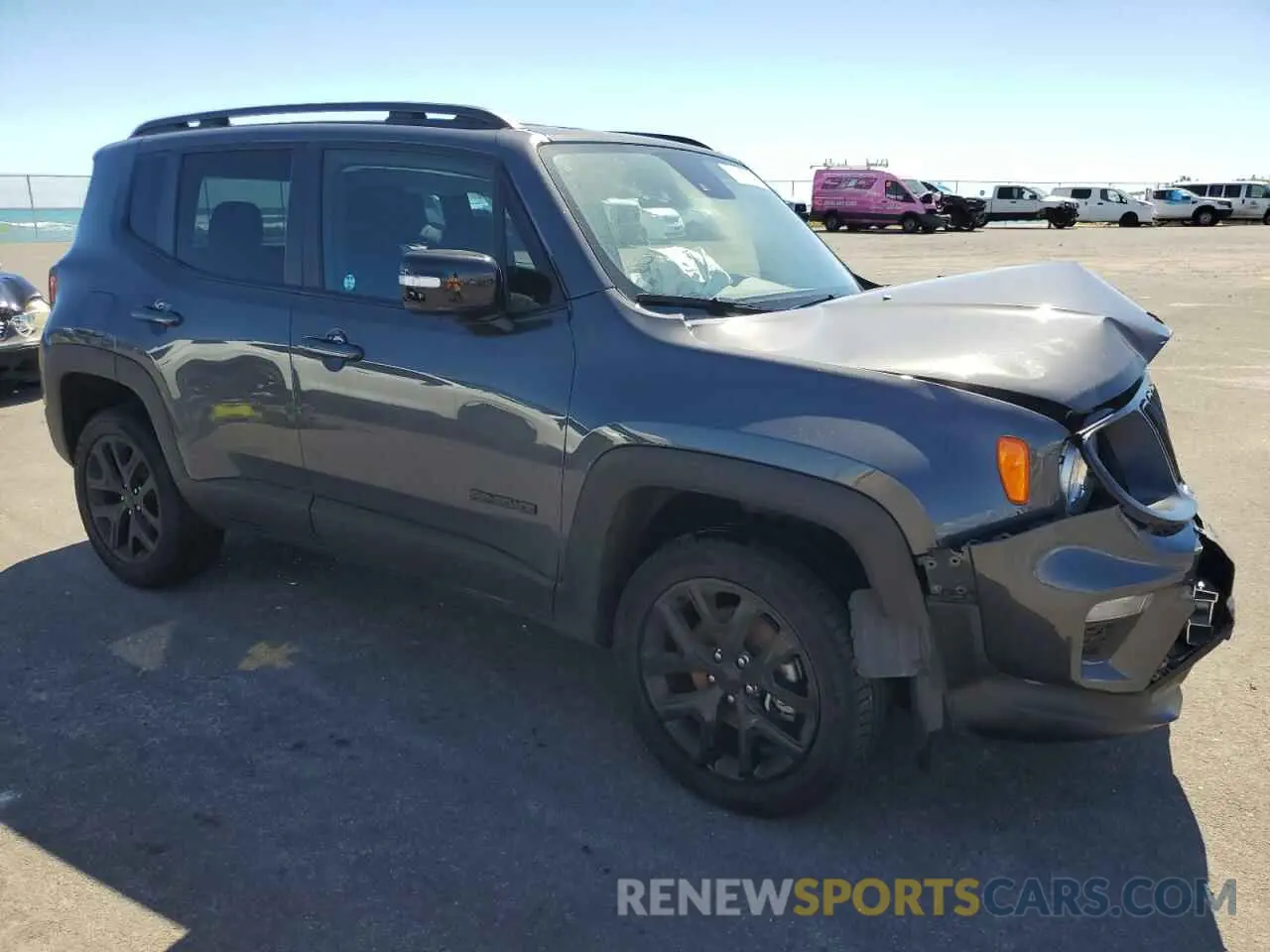 4 fotografías del automóvil dañado ZACNJDE17PPP31232 JEEP RENEGADE A 2023