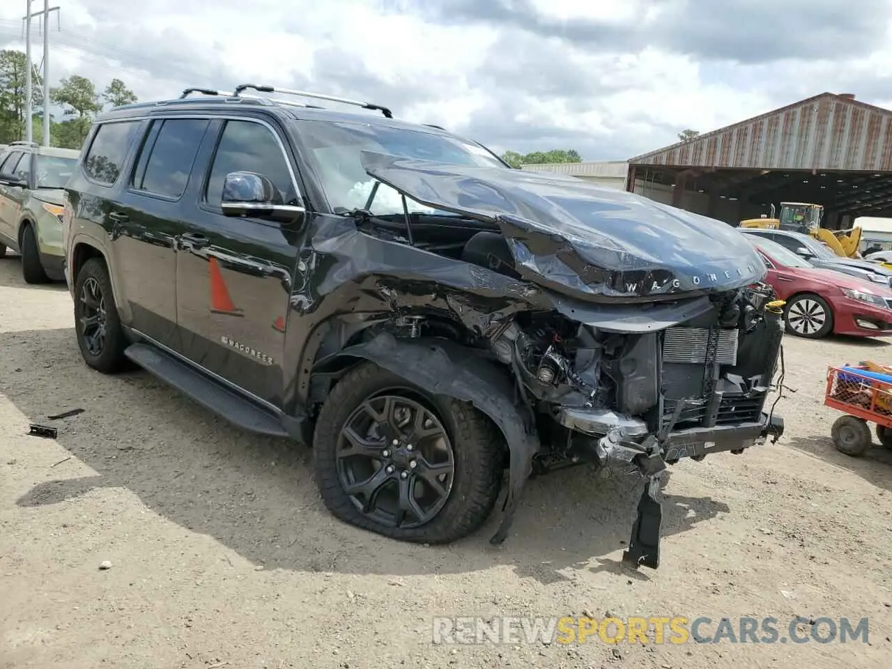 4 fotografías del automóvil dañado 1C4SJUAT8NS213067 JEEP WAGONEER 2022