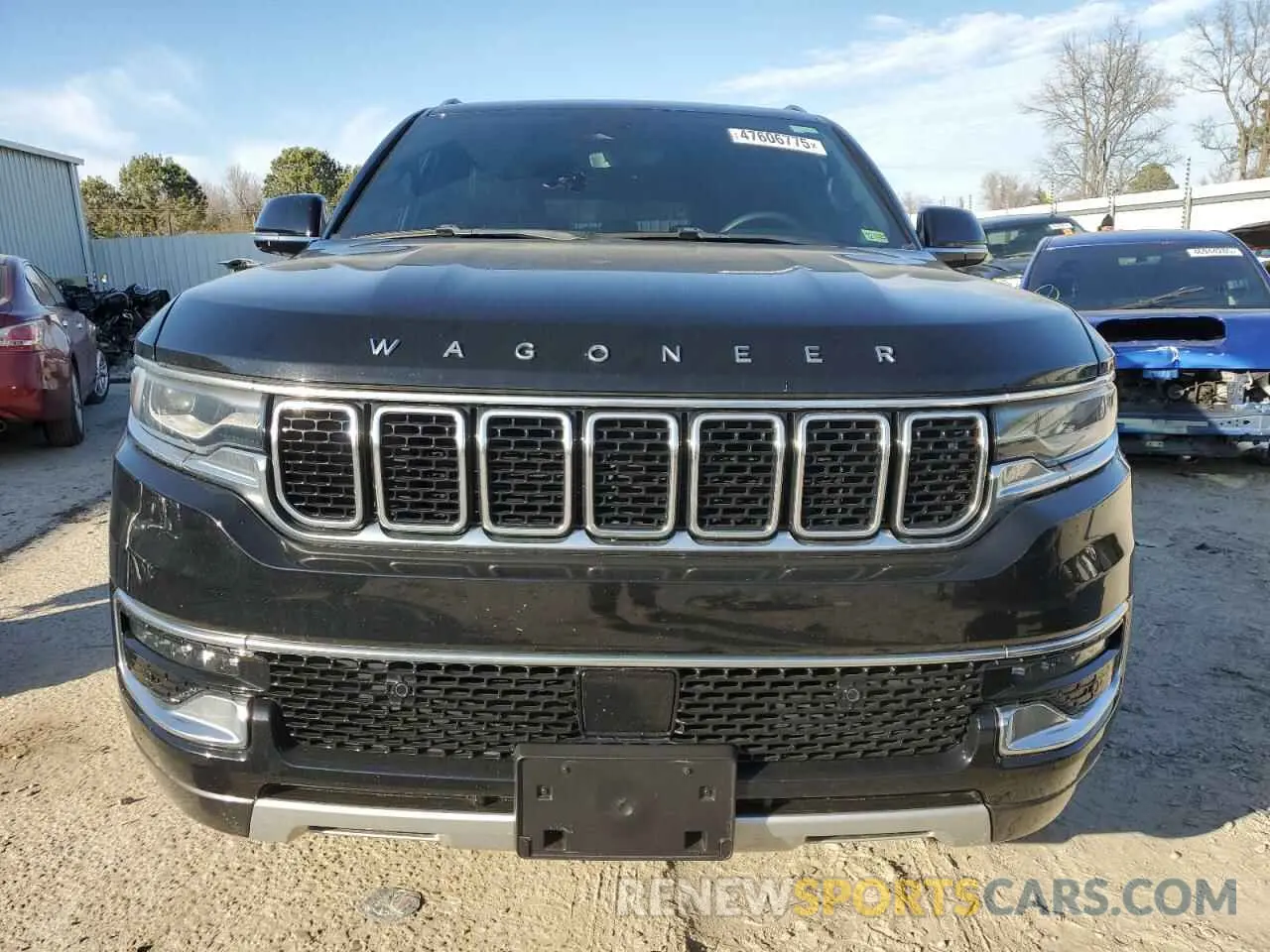 5 fotografías del automóvil dañado 1C4SJUBT2NS168092 JEEP WAGONEER 2022