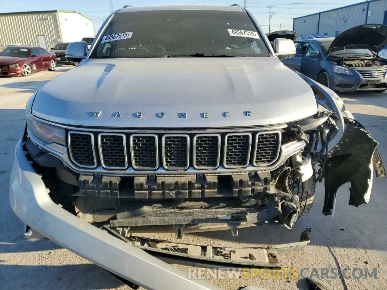 5 fotografías del automóvil dañado 1C4SJUBT5NS160858 JEEP WAGONEER 2022