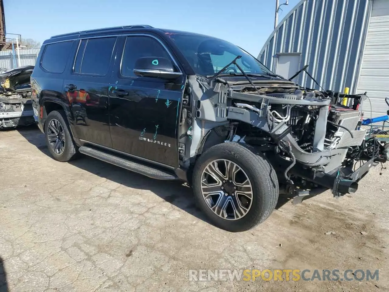 4 fotografías del automóvil dañado 1C4SJUDT2NS109623 JEEP WAGONEER 2022