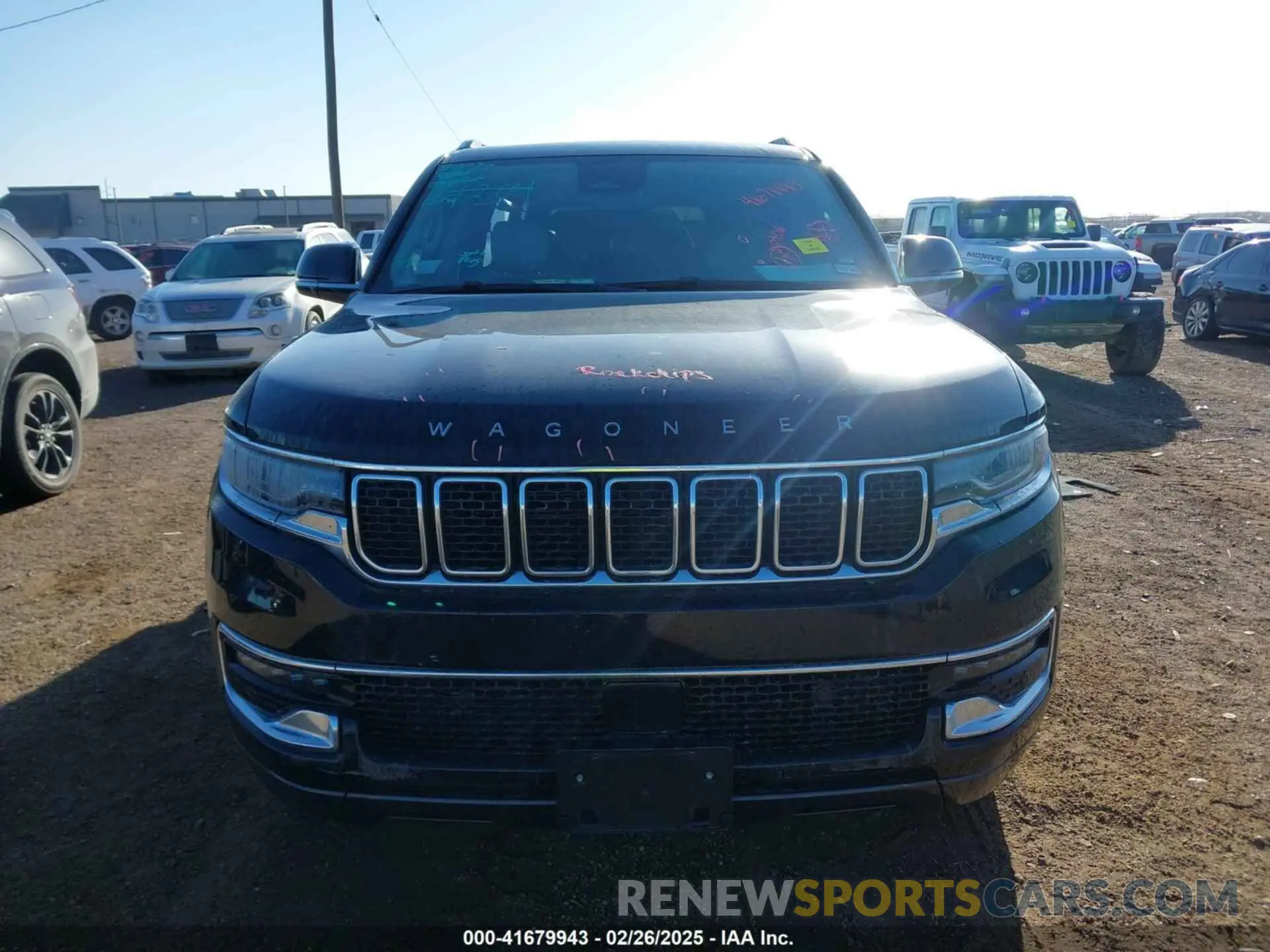 13 fotografías del automóvil dañado 1C4SJVAT0NS206152 JEEP WAGONEER 2022