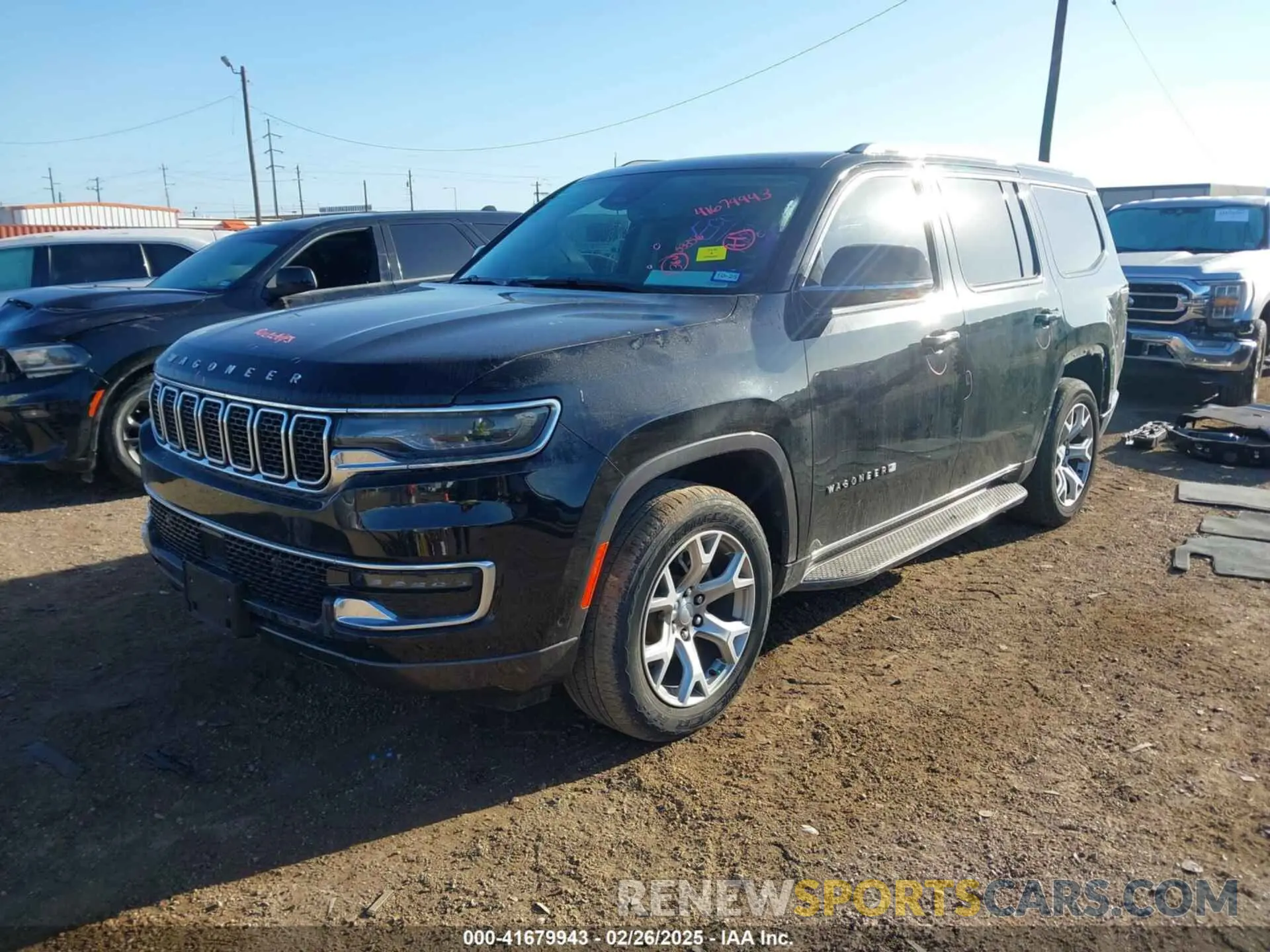 2 fotografías del automóvil dañado 1C4SJVAT0NS206152 JEEP WAGONEER 2022
