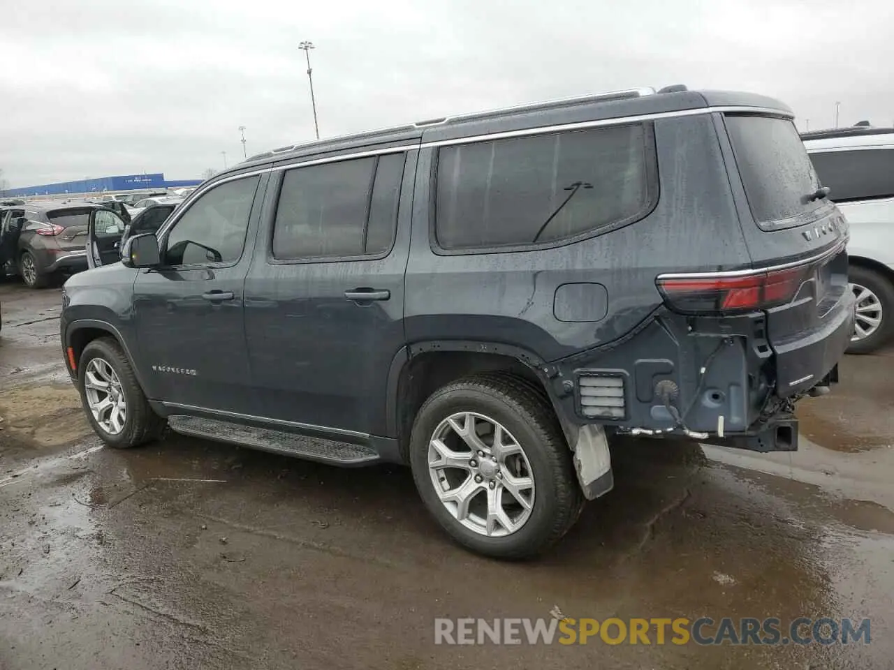 2 fotografías del automóvil dañado 1C4SJVAT6NS195626 JEEP WAGONEER 2022