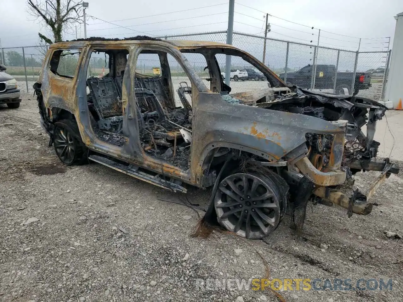4 fotografías del automóvil dañado 1C4SJVBT0NS165195 JEEP WAGONEER 2022