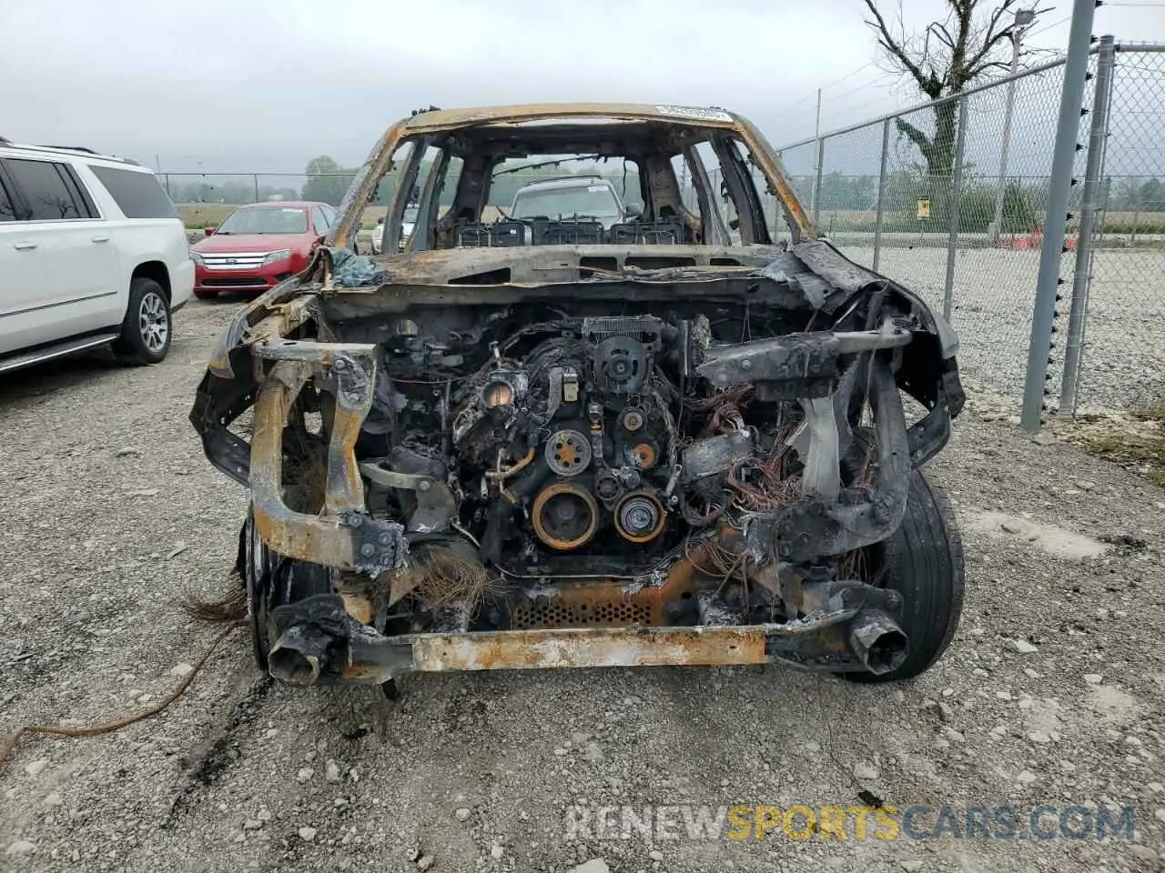 5 fotografías del automóvil dañado 1C4SJVBT0NS165195 JEEP WAGONEER 2022