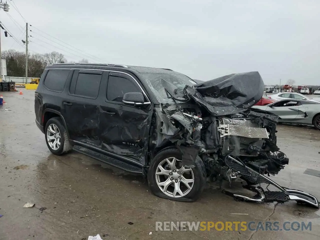 4 fotografías del automóvil dañado 1C4SJVBT0NS182899 JEEP WAGONEER 2022