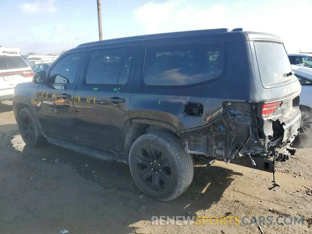 2 fotografías del automóvil dañado 1C4SJVDT0NS143386 JEEP WAGONEER 2022
