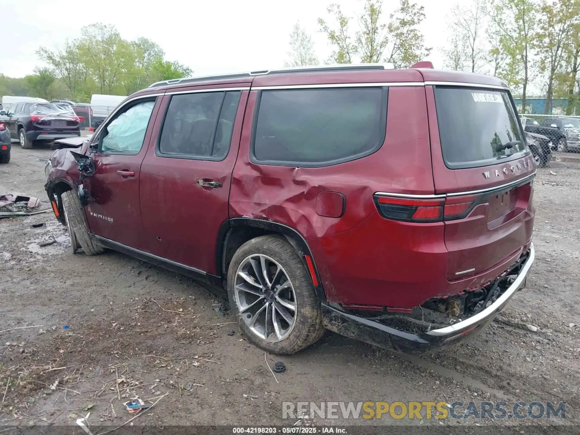 3 fotografías del automóvil dañado 1C4SJVDT1NS227765 JEEP WAGONEER 2022