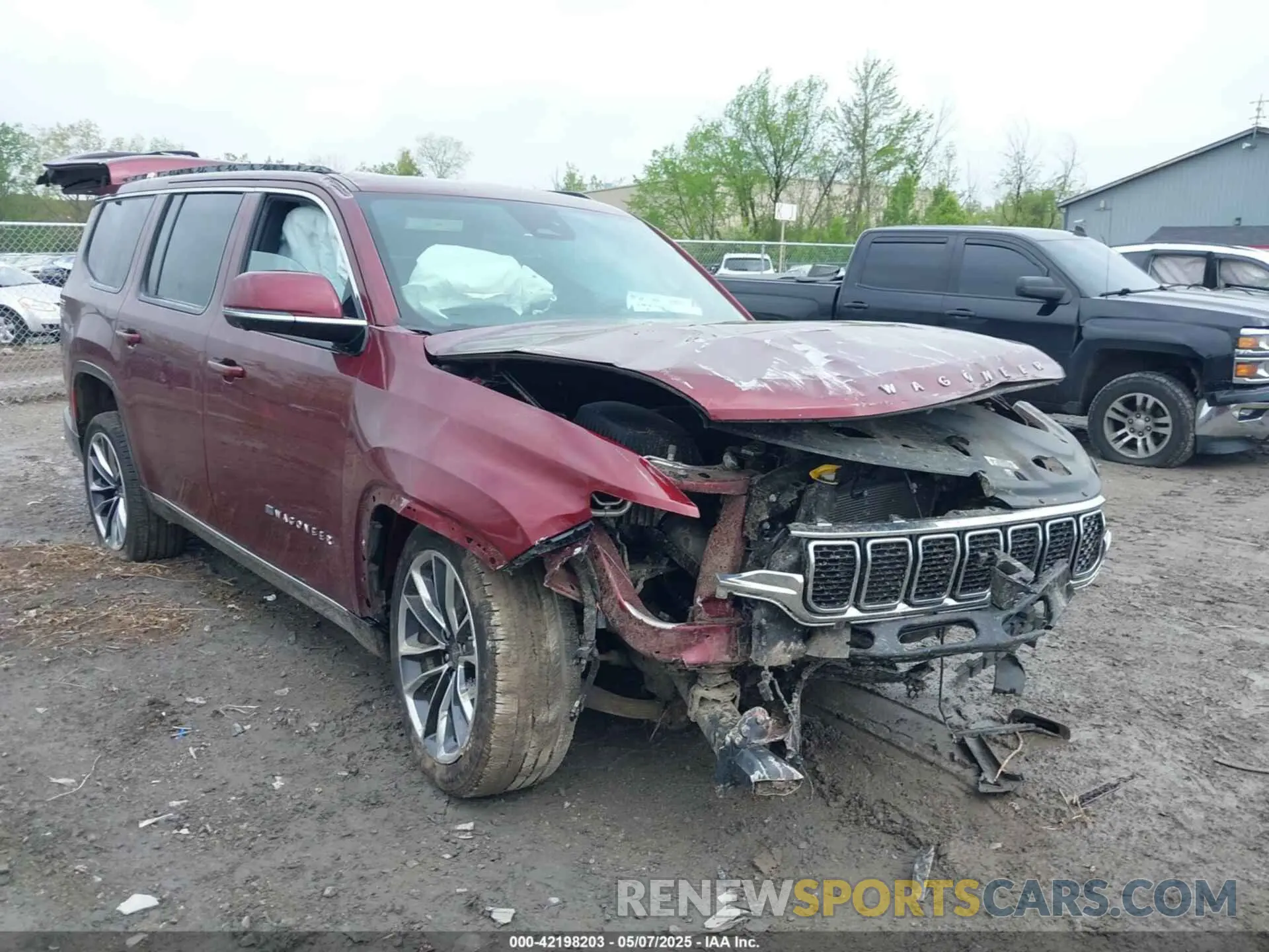 6 fotografías del automóvil dañado 1C4SJVDT1NS227765 JEEP WAGONEER 2022