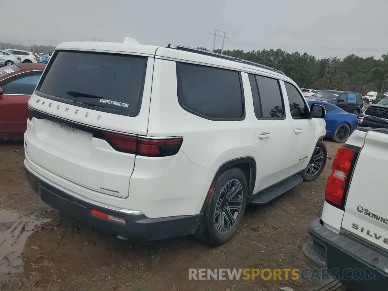 3 fotografías del automóvil dañado 1C4SJVDT6NS231326 JEEP WAGONEER 2022