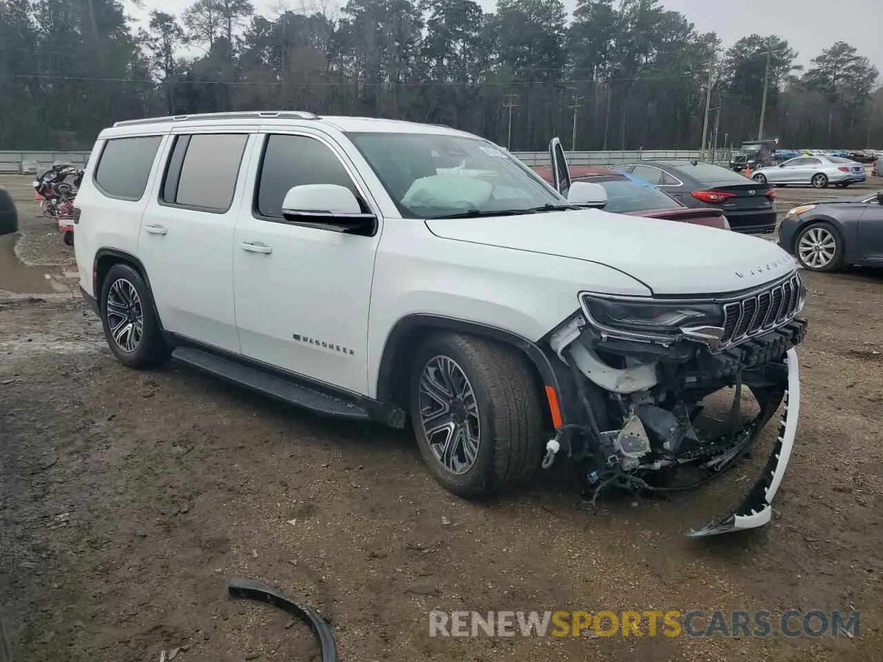 4 fotografías del automóvil dañado 1C4SJVDT6NS231326 JEEP WAGONEER 2022