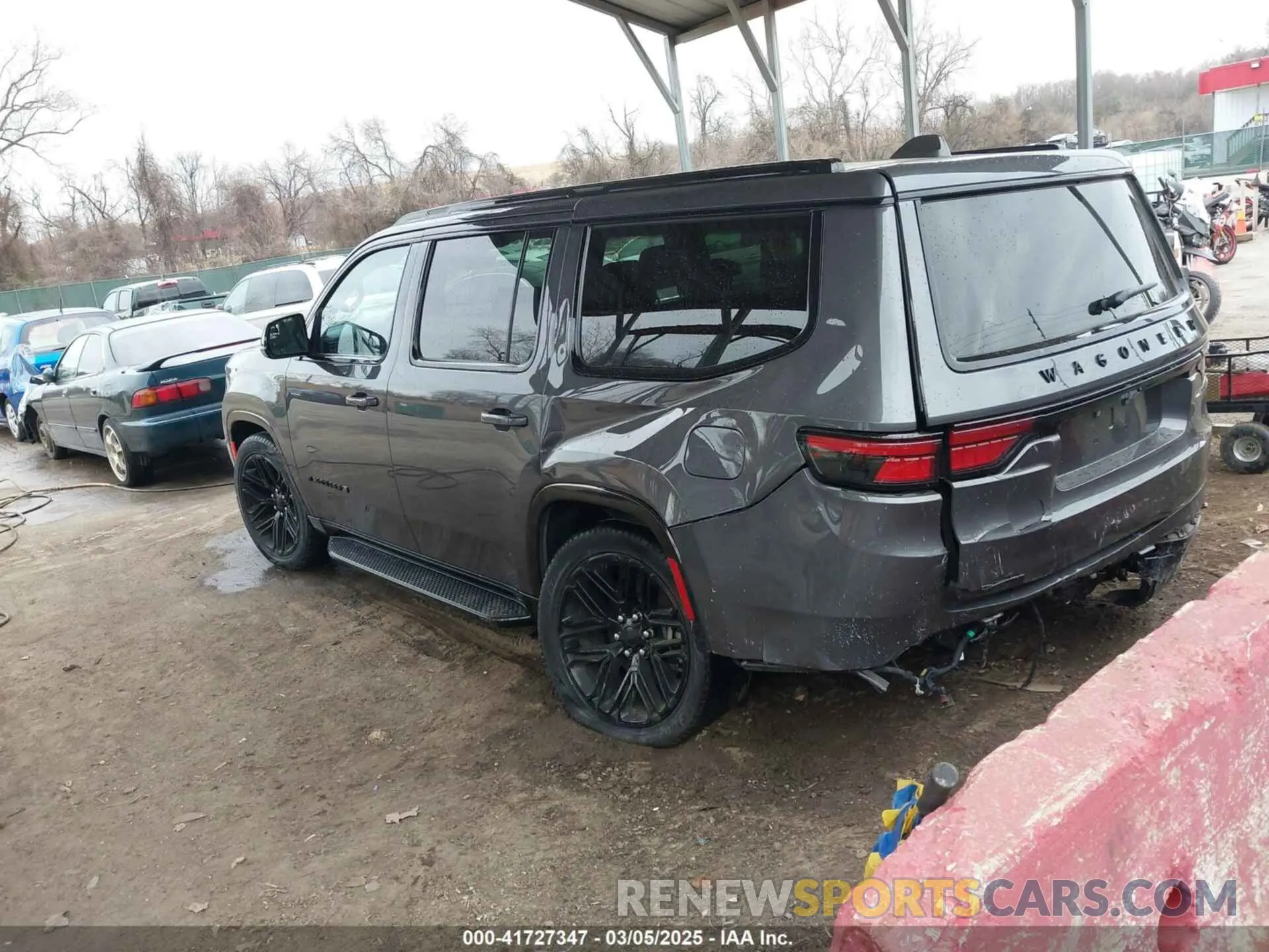 3 fotografías del automóvil dañado 1C4SJVBP7PS508347 JEEP WAGONEER 2023