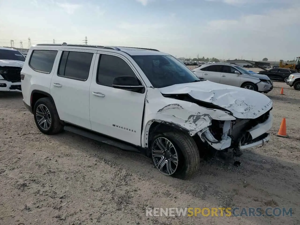 4 fotografías del automóvil dañado 1C4SJUAPXRS115733 JEEP WAGONEER 2024