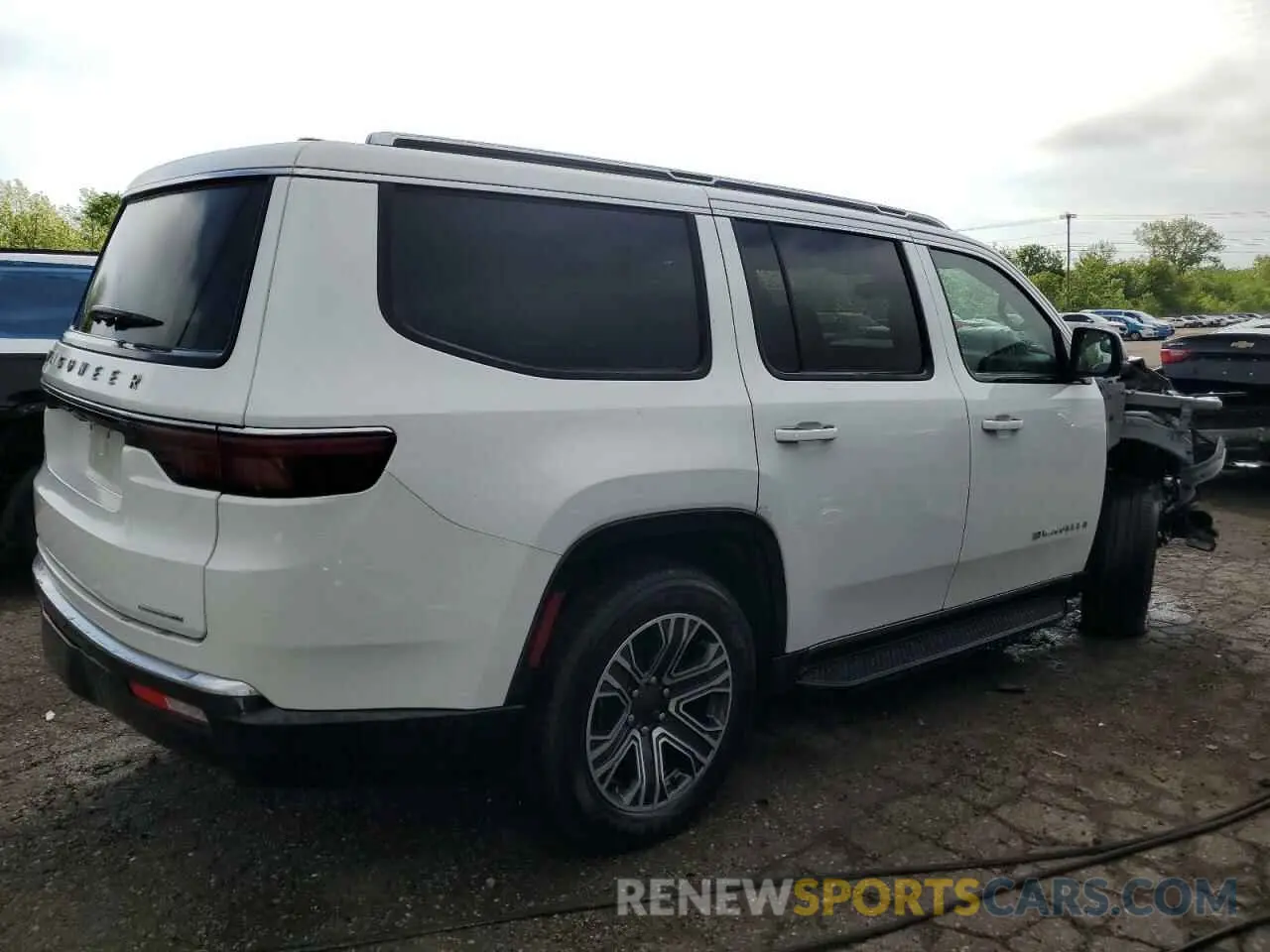 3 fotografías del automóvil dañado 1C4SJUBPXRS172108 JEEP WAGONEER 2024