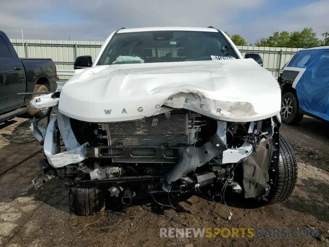 5 fotografías del automóvil dañado 1C4SJUBPXRS172108 JEEP WAGONEER 2024