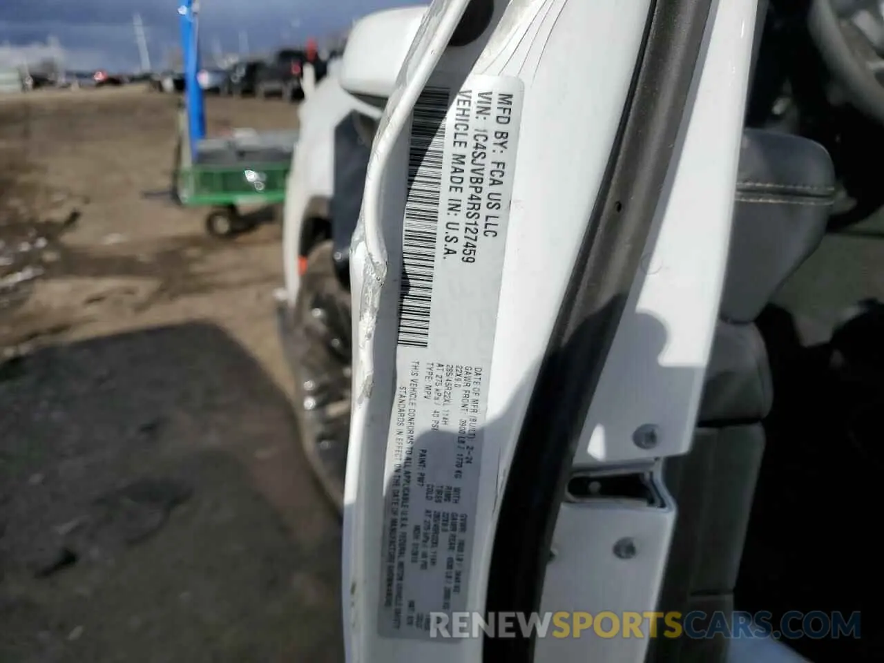 15 fotografías del automóvil dañado 1C4SJVBP4RS127459 JEEP WAGONEER 2024