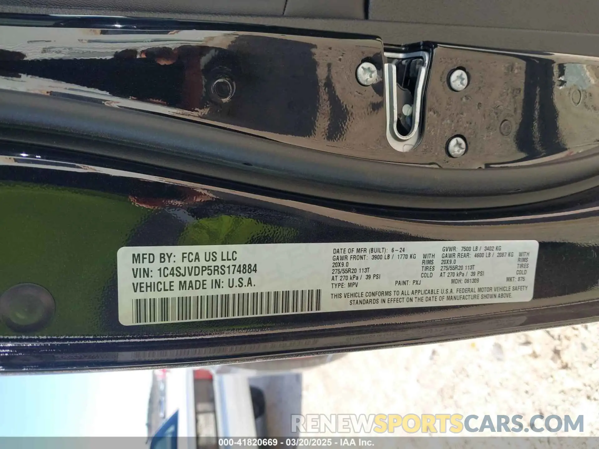 9 fotografías del automóvil dañado 1C4SJVDP5RS174884 JEEP WAGONEER 2024