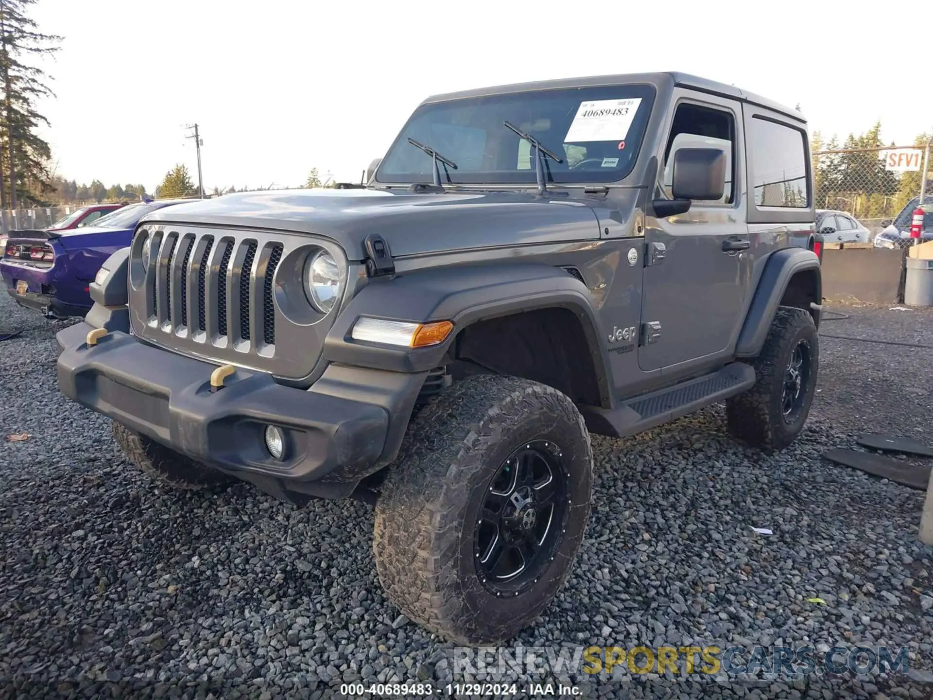2 fotografías del automóvil dañado 1C4GJXAG3KW518815 JEEP WRANGLER 2019