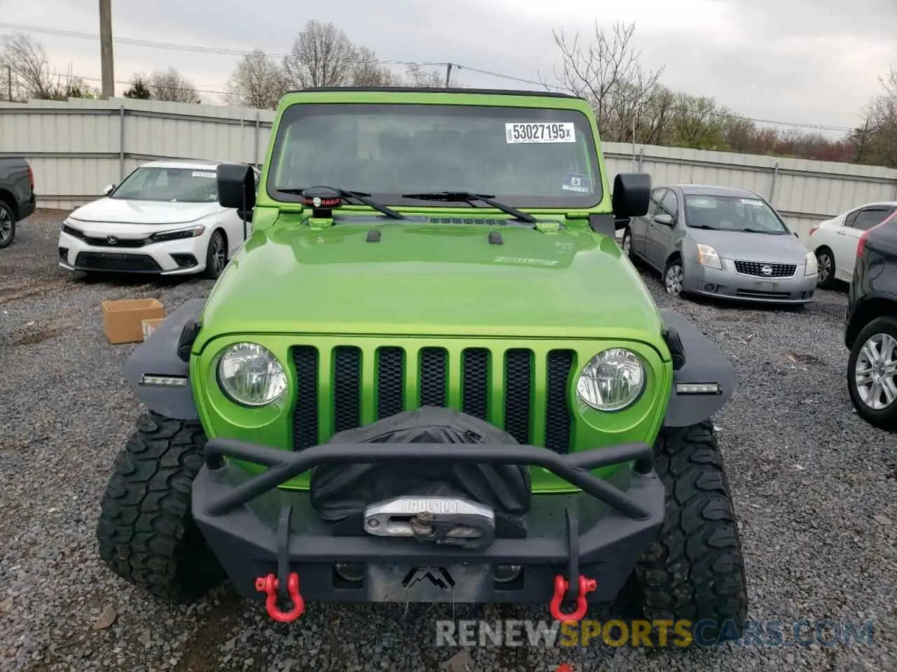 5 fotografías del automóvil dañado 1C4GJXAG3KW526557 JEEP WRANGLER 2019