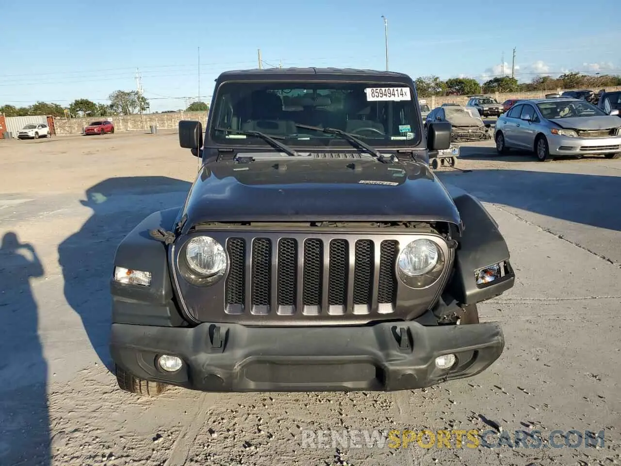 5 fotografías del automóvil dañado 1C4GJXAG3KW664311 JEEP WRANGLER 2019