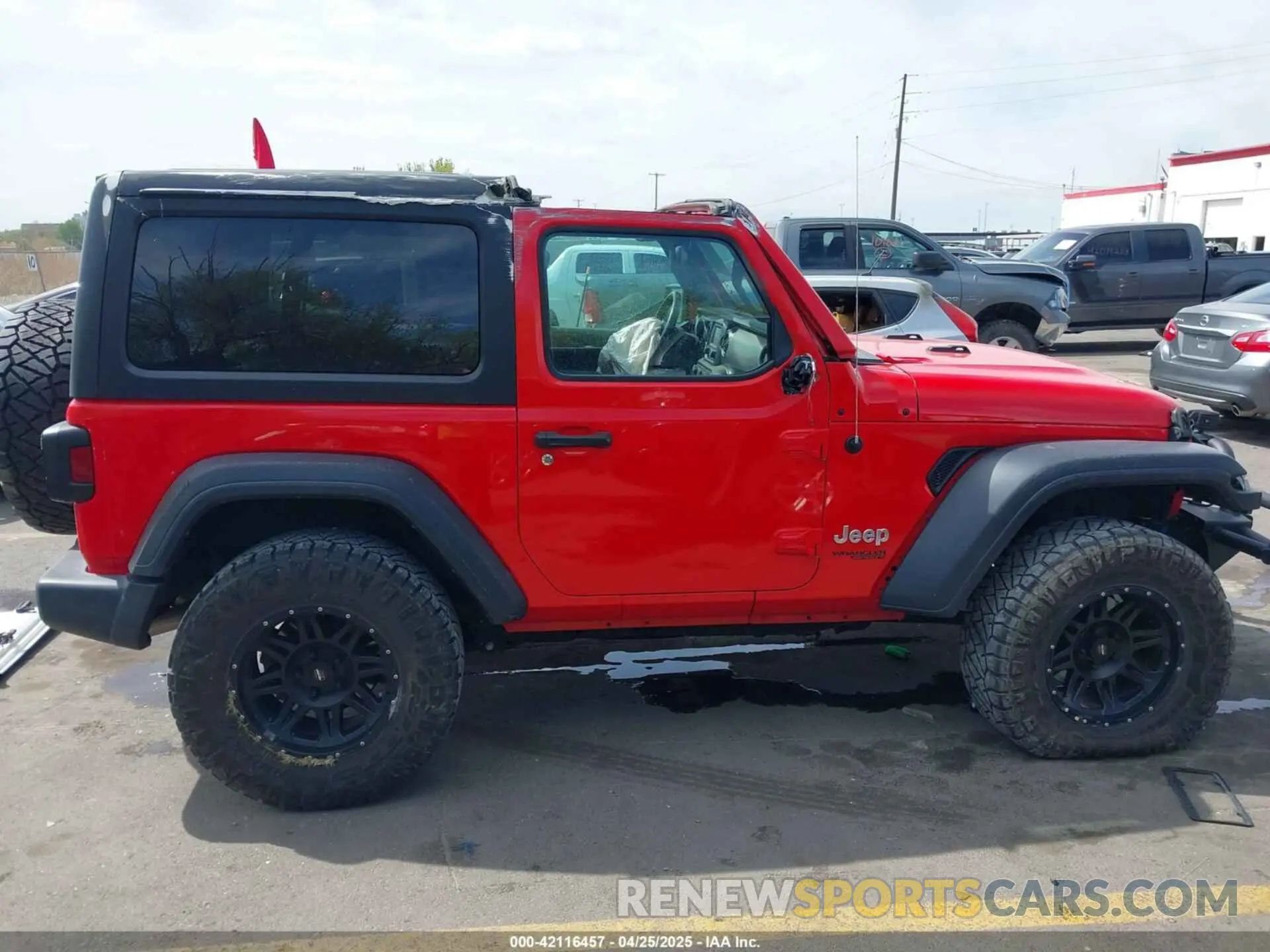 14 fotografías del automóvil dañado 1C4GJXAG4KW652569 JEEP WRANGLER 2019