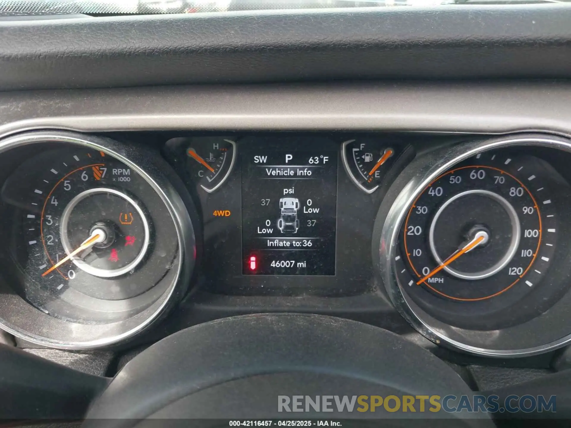 7 fotografías del automóvil dañado 1C4GJXAG4KW652569 JEEP WRANGLER 2019