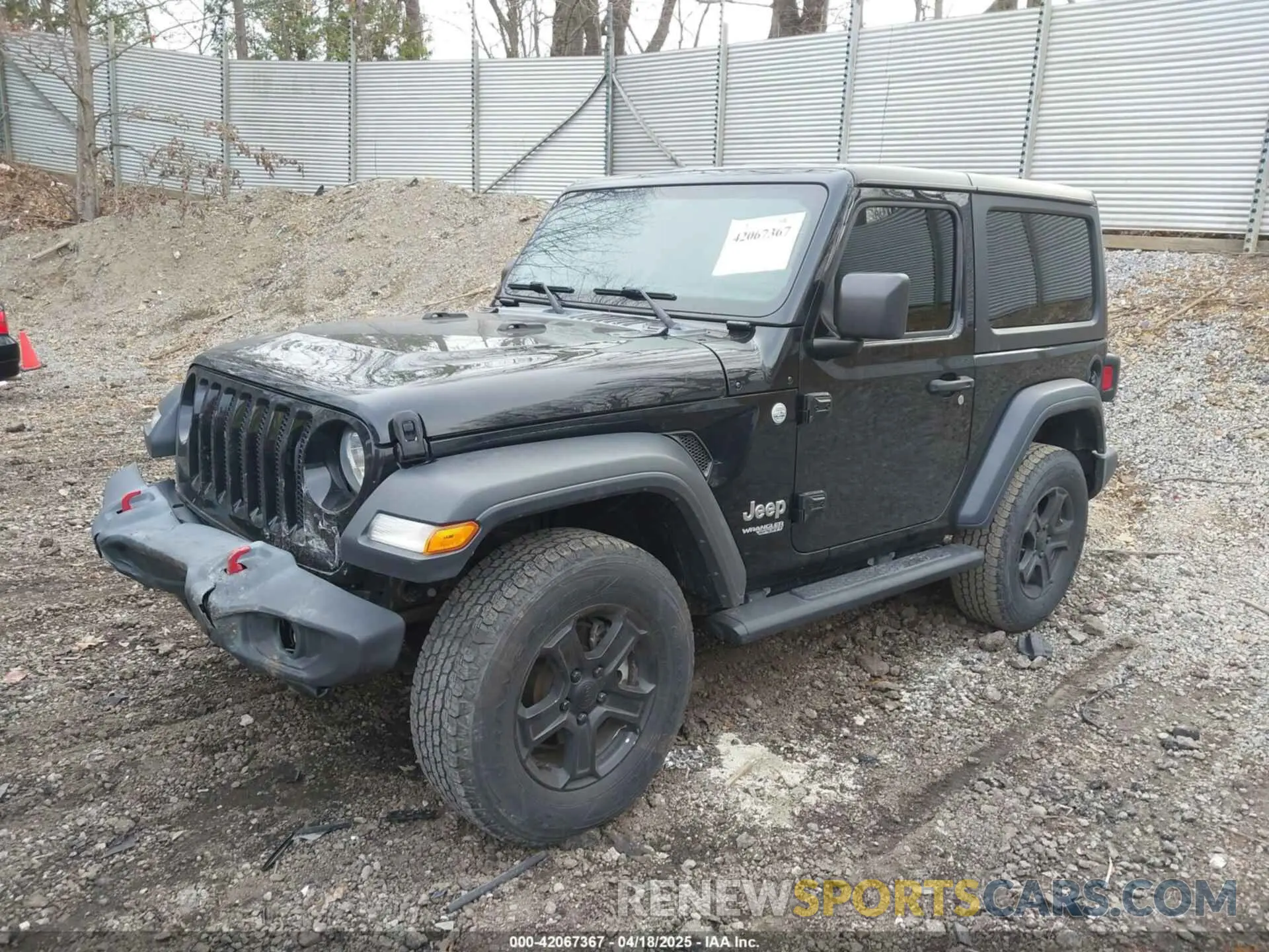 2 fotografías del automóvil dañado 1C4GJXAGXKW538902 JEEP WRANGLER 2019