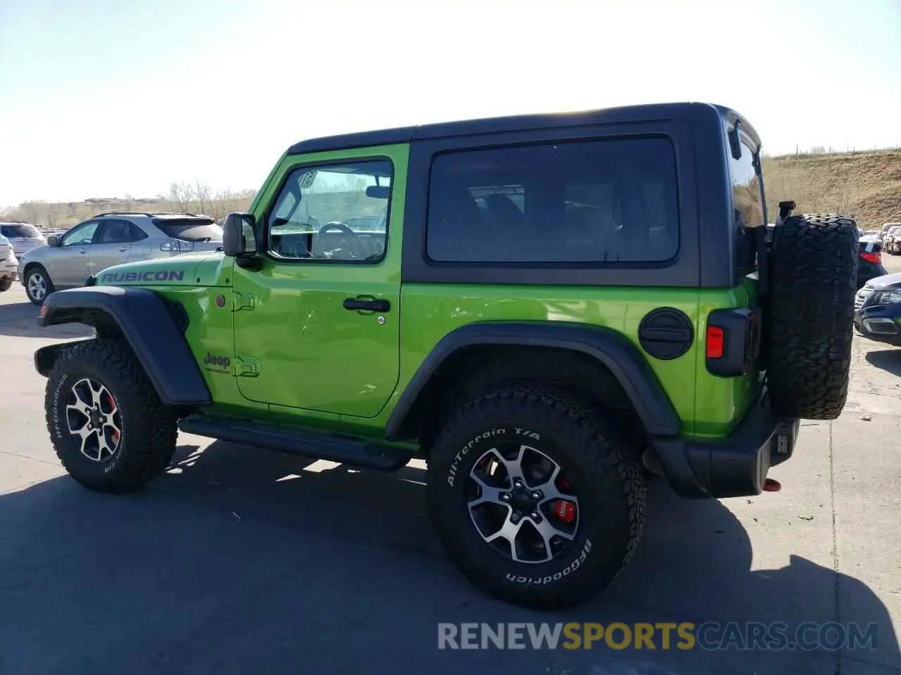 2 fotografías del automóvil dañado 1C4HJXCG8KW655699 JEEP WRANGLER 2019