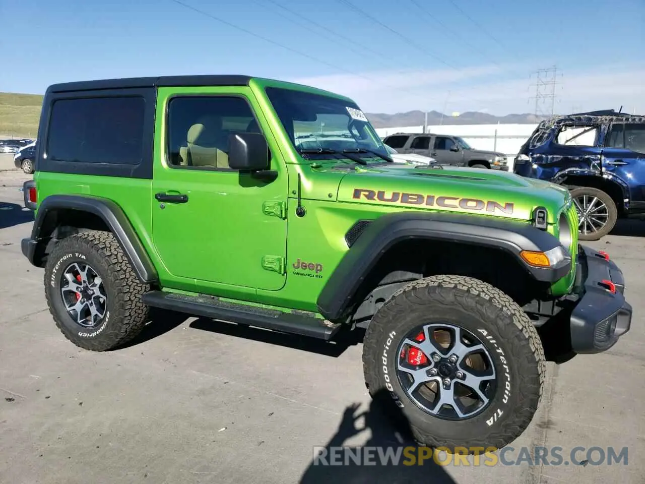 4 fotografías del automóvil dañado 1C4HJXCG8KW655699 JEEP WRANGLER 2019
