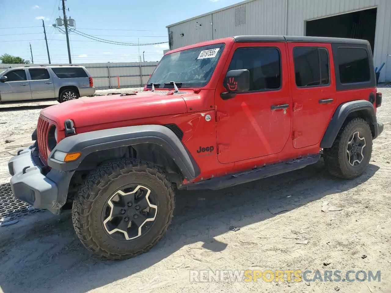 1 fotografías del automóvil dañado 1C4HJXDG0KW650818 JEEP WRANGLER 2019