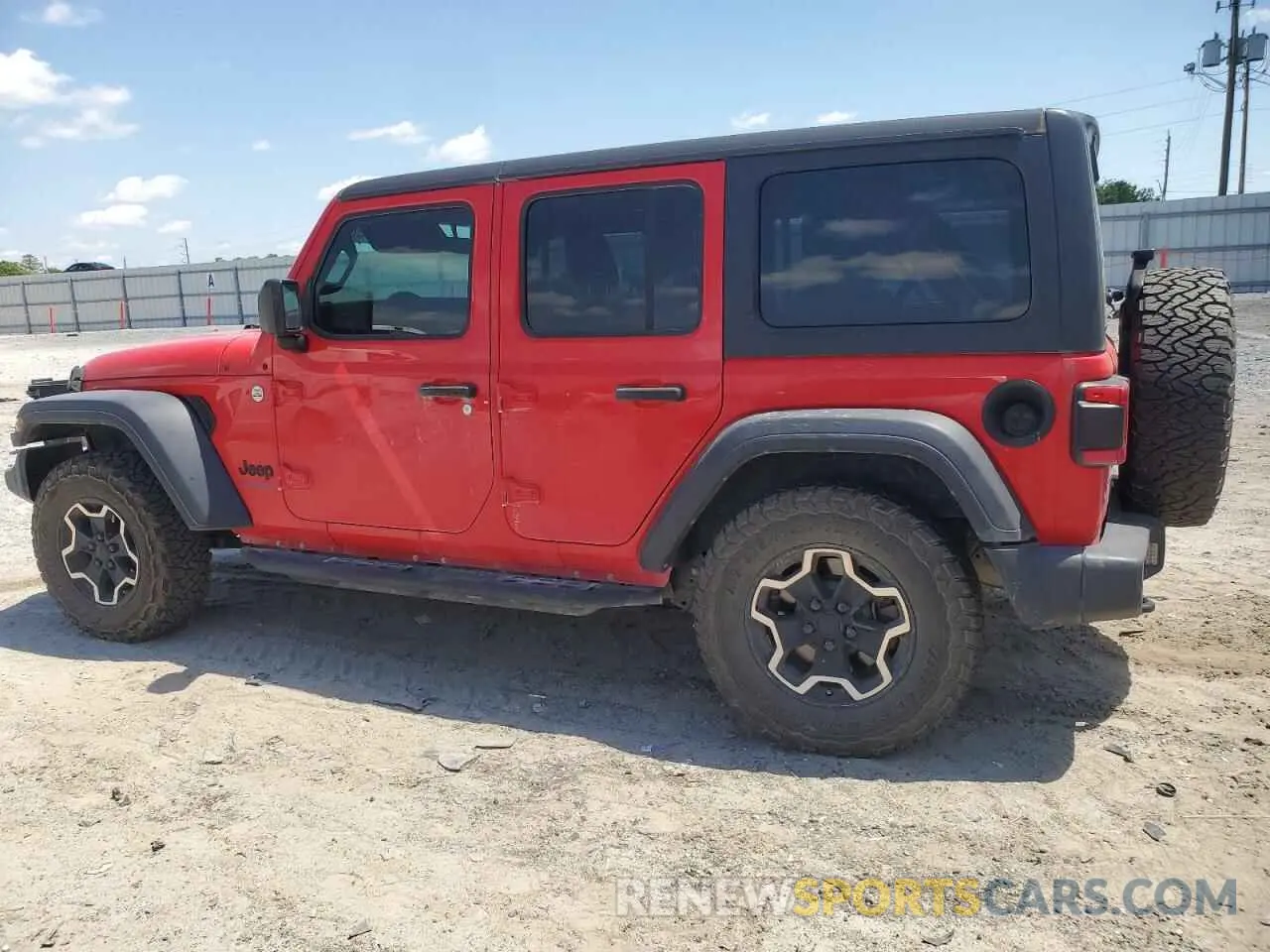 2 fotografías del automóvil dañado 1C4HJXDG0KW650818 JEEP WRANGLER 2019