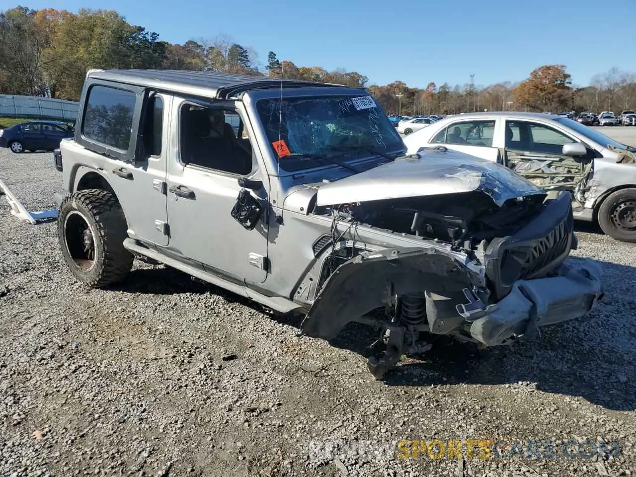 4 fotografías del automóvil dañado 1C4HJXDG2KW526792 JEEP WRANGLER 2019