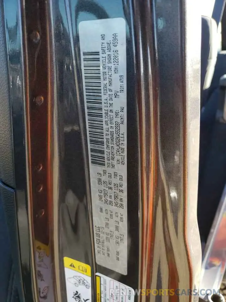 12 fotografías del automóvil dañado 1C4HJXDG2KW552597 JEEP WRANGLER 2019