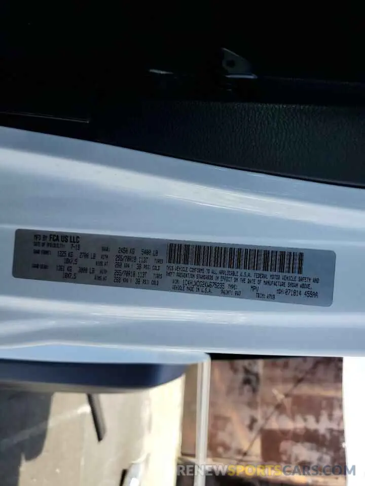 13 fotografías del automóvil dañado 1C4HJXDG2KW675235 JEEP WRANGLER 2019