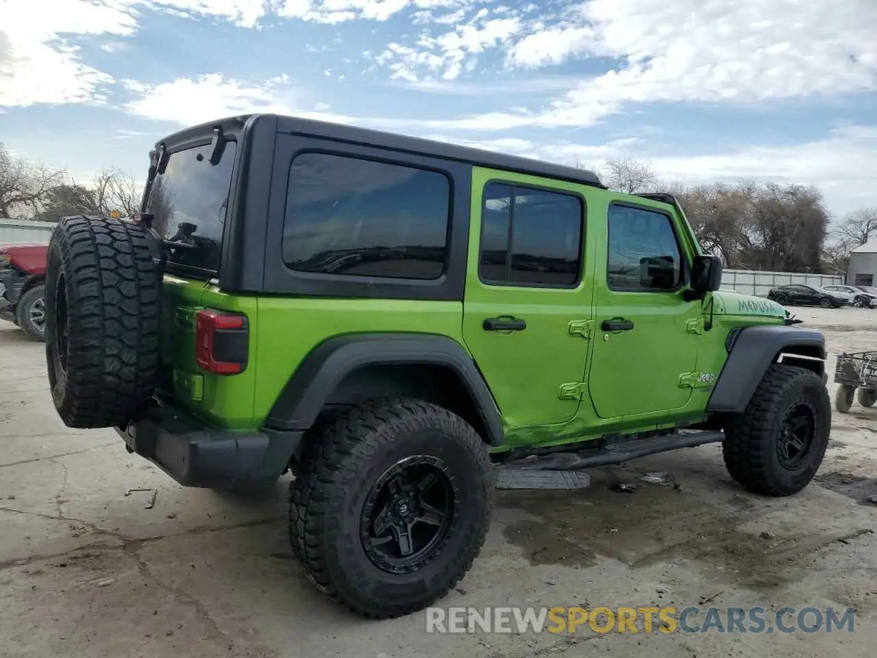 3 fotografías del automóvil dañado 1C4HJXDG4KW508021 JEEP WRANGLER 2019
