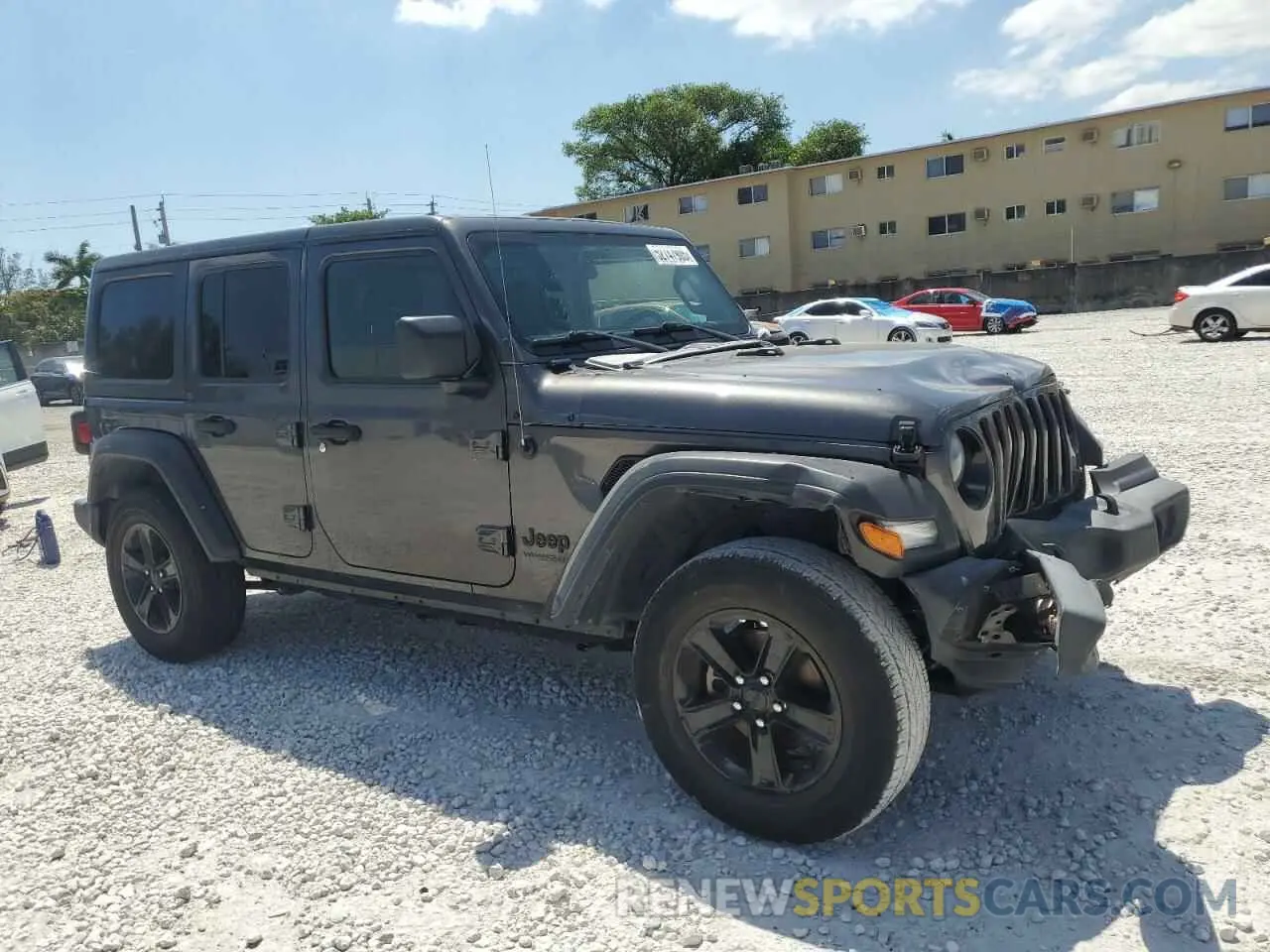 4 fotografías del automóvil dañado 1C4HJXDG6KW650404 JEEP WRANGLER 2019