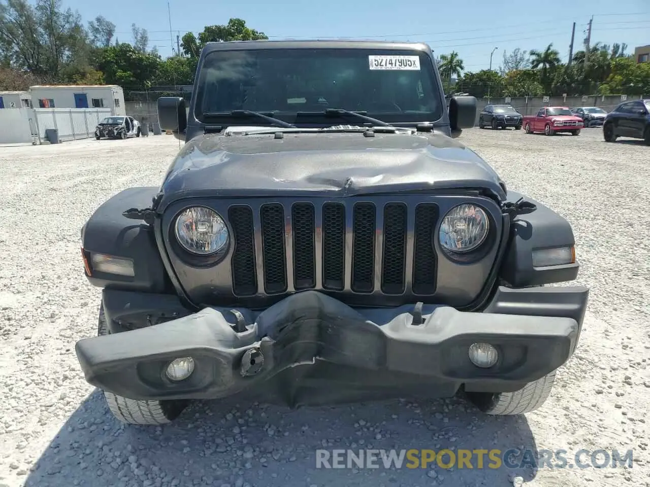 5 fotografías del automóvil dañado 1C4HJXDG6KW650404 JEEP WRANGLER 2019