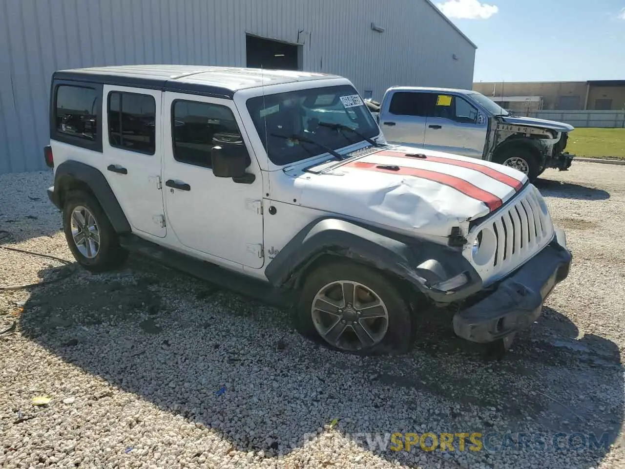 4 fotografías del automóvil dañado 1C4HJXDG7KW504786 JEEP WRANGLER 2019