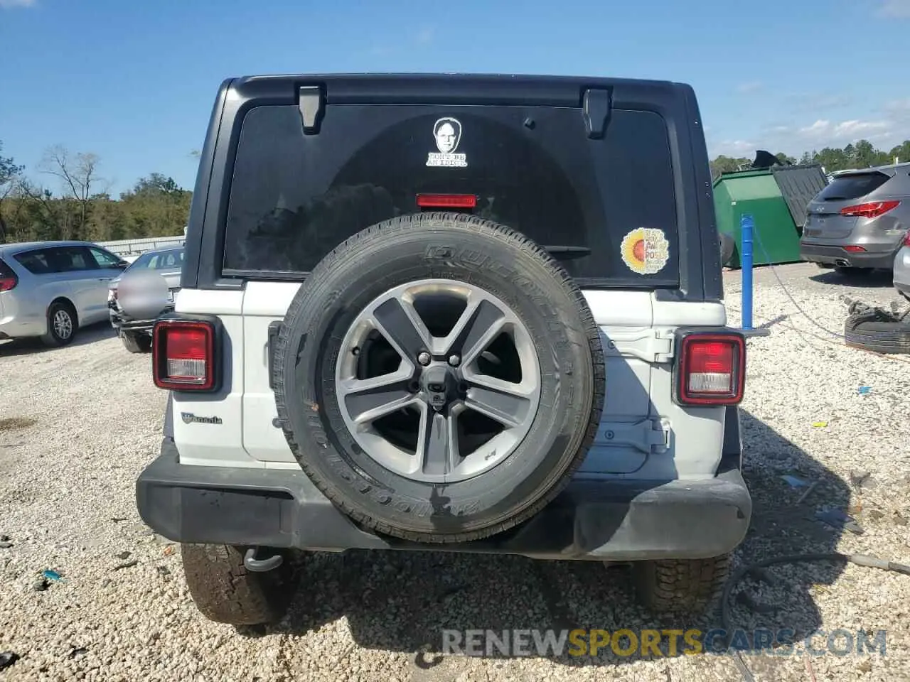 6 fotografías del automóvil dañado 1C4HJXDG7KW504786 JEEP WRANGLER 2019