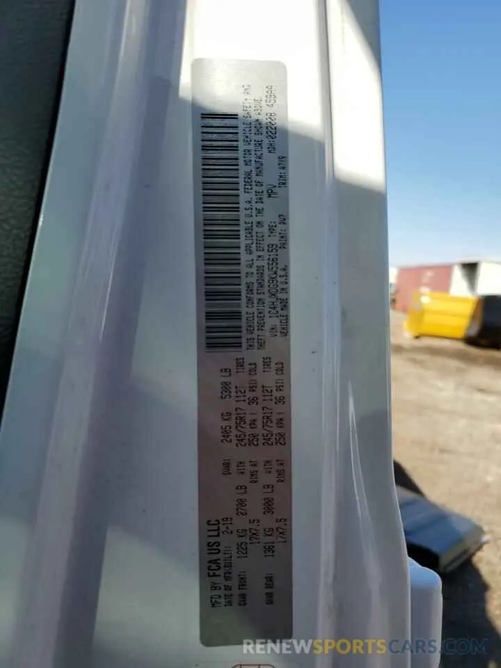 13 fotografías del automóvil dañado 1C4HJXDG9KW556159 JEEP WRANGLER 2019