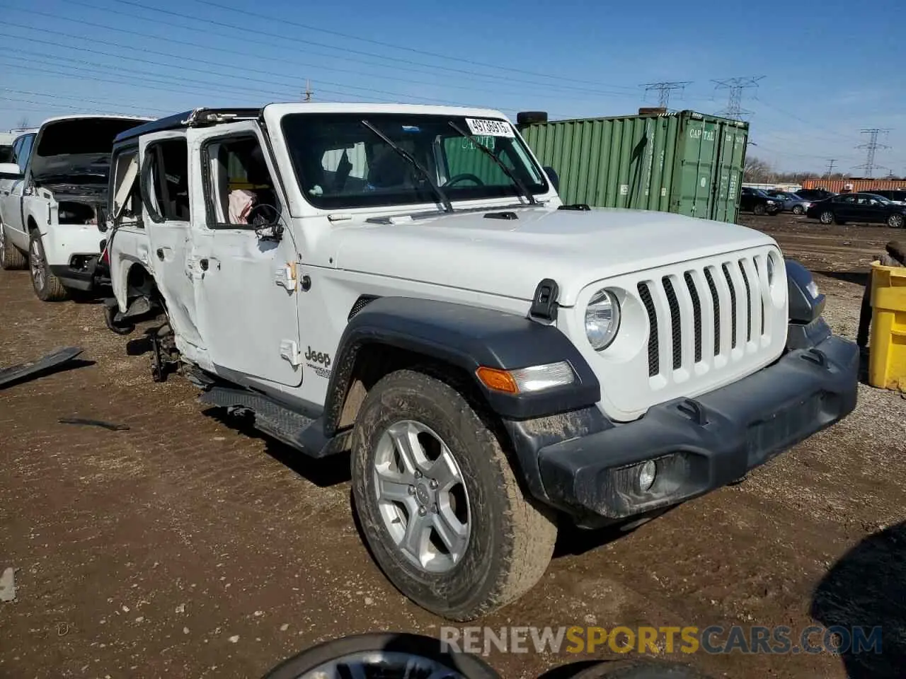 4 fotografías del automóvil dañado 1C4HJXDG9KW556159 JEEP WRANGLER 2019