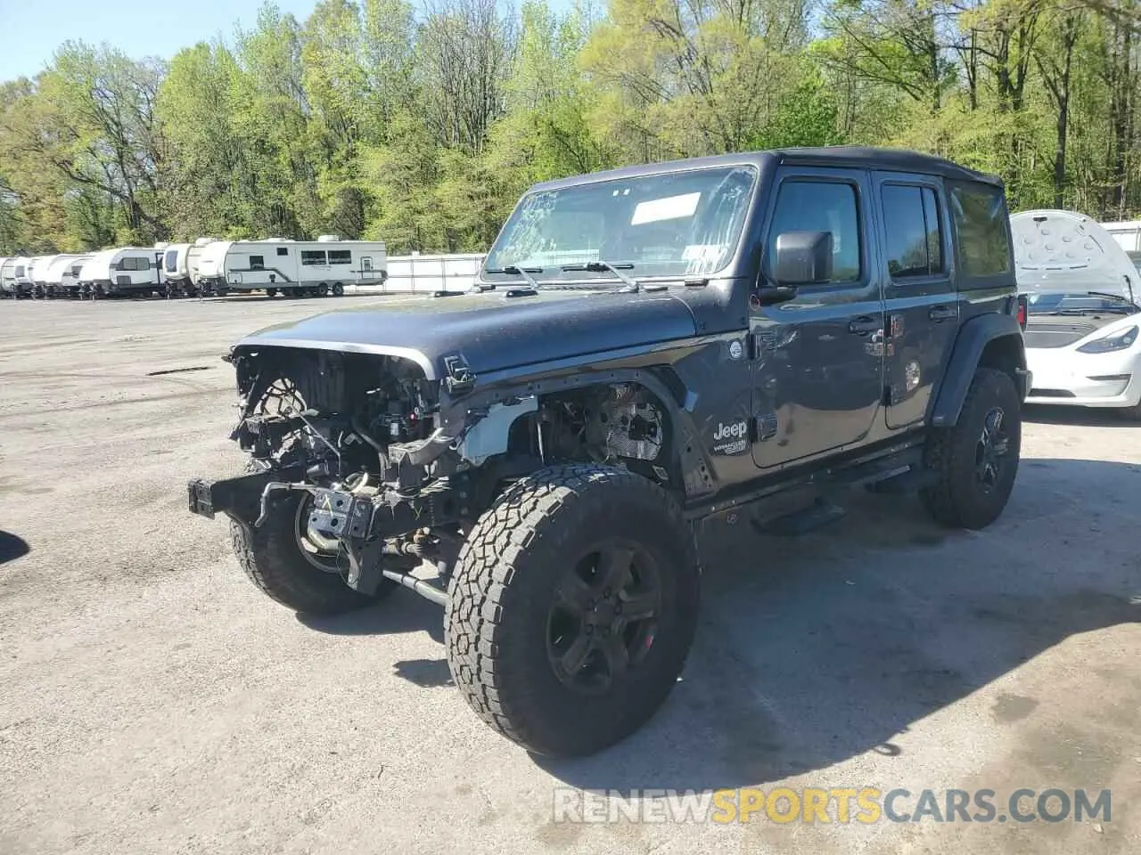 1 fotografías del automóvil dañado 1C4HJXDGXKW530346 JEEP WRANGLER 2019